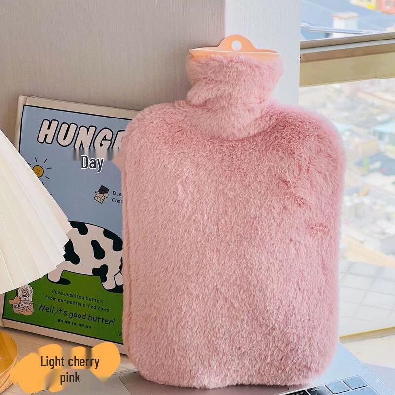 Plush Hot Water Bottle Hand Warmer Set