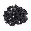 Black Plastic Rivets for Car Bumper Fender, Fastener Clips, Fasteners Screw, Toyota Focus, Kia, Nissan, Yamaha, 100Pcs, 8mm