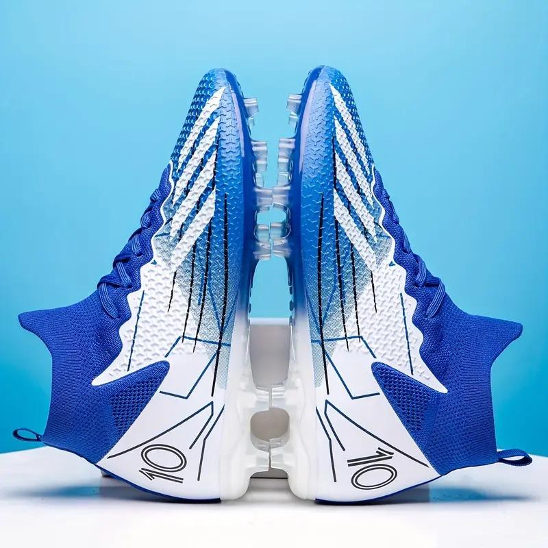 Мужские универсальные футбольные бутсы SpikeTech High Top для футбола 38 фиолетовый — фото 3