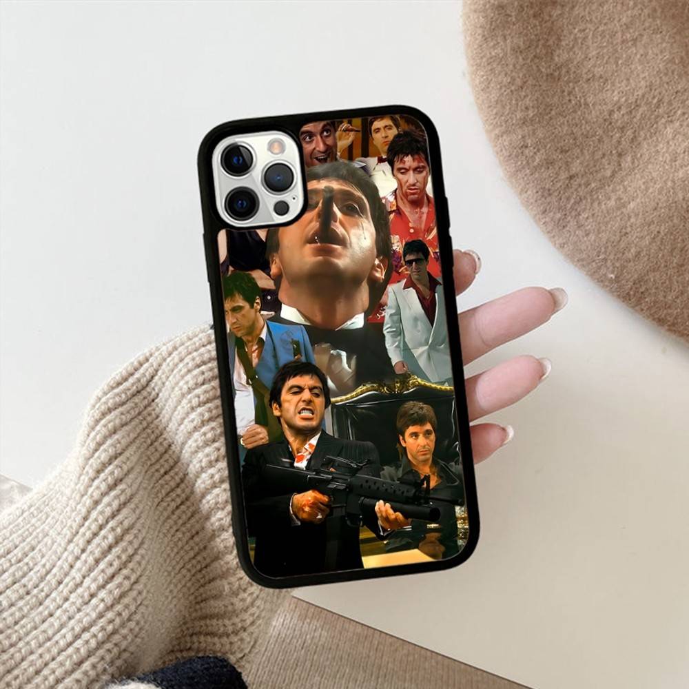 Vintage Classic S-scarface Phone Case For IPhone 11 12 13 14 15 16 17 Pro Max Plus PC+TPU Shockproof Shell