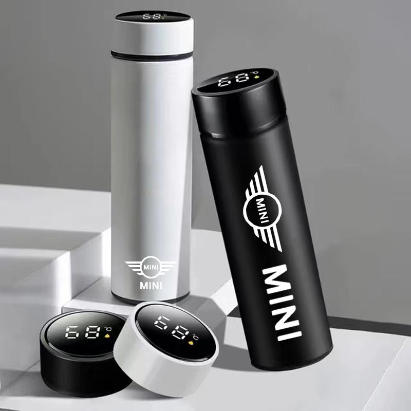 Car Logo Thermos Leakproof Cup Portable Bottle Auto Accessories For Mini Cooper One JCW F54 F55 F56 F57 F60 R50 R52 R53 R55 R56