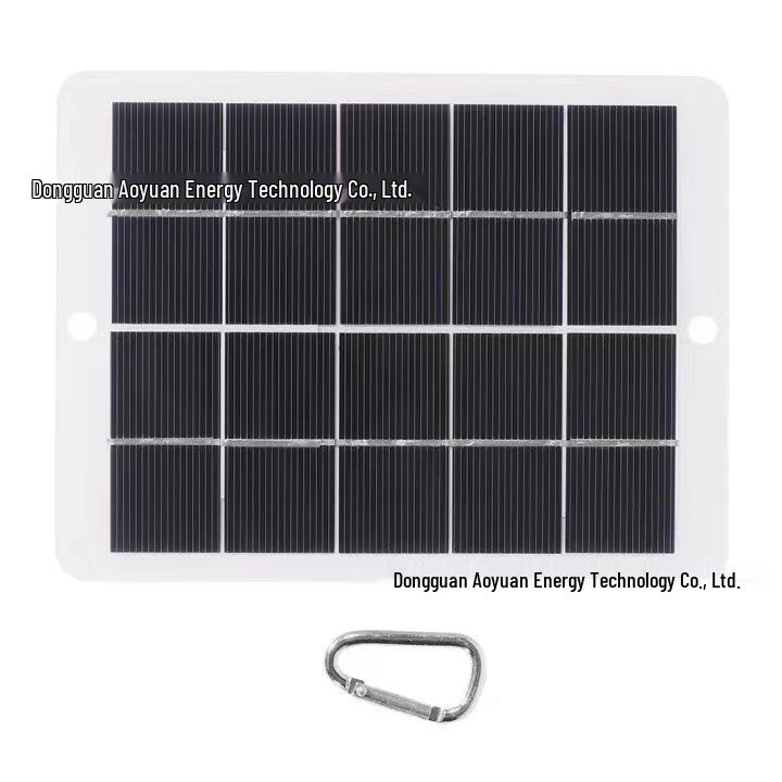 Portable 5V USB Solar Panel: Flexible Polycrystalline Charger for Mobile Devices