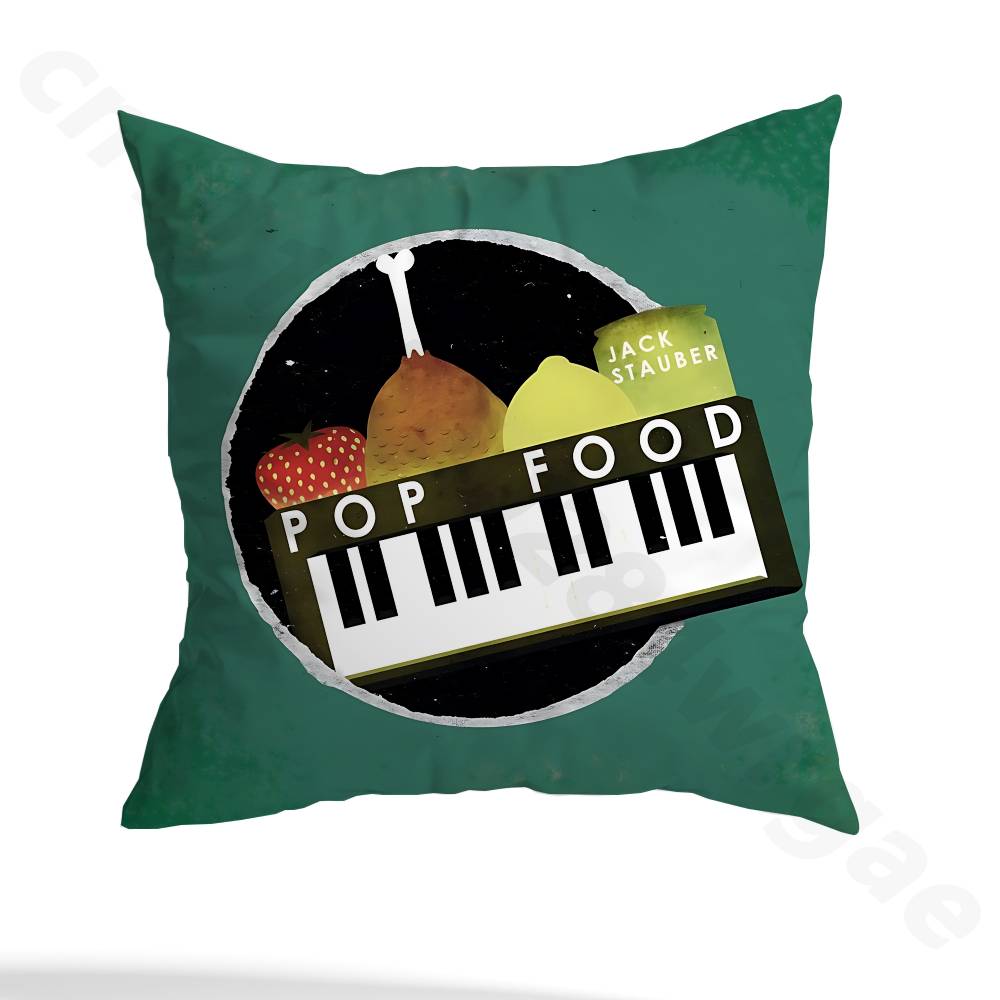 Jack Stauber Album Pillow Case Sofa Living Room Bedroom Headboard Backrest Cushion Square Cushion Nap Time