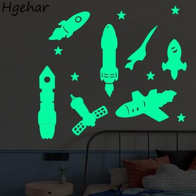 Kids Bedroom Cartoon Wall Stickers Living Room Home Decoration Self Adhesive Glowing Sticker Creative Background Stars Wallpaper