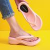 Fashion 2025 New Beach Flip Flops Women's Sandals 6cm Platform Soft EVA Girls High Heel Slides Light Weight Ladies Fashion Slippers