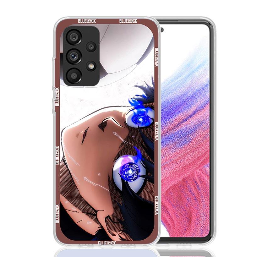 Anime Blue Lock Phone Case for Samsung Galaxy A17 A16 A15 A14 A13 A57 A56 A55 A54 A53 A37 A36 A35 A34 A33 A26 A25 A24 A23 Galaxy