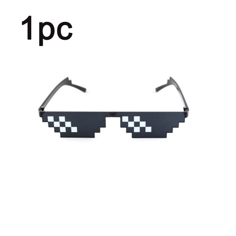 

Mosaic Sunglasses Cool Party Vintage Shades Eyewear For Men Pixelated Sunglasses Funny Women Glasses
