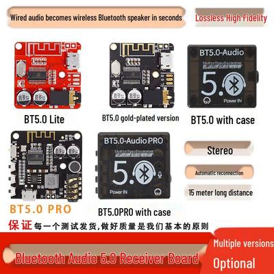 MP3 Bluetooth 5.0 Decoder Board for Lossless Car Speaker Audio Amplifier, DIY Audio Receiver 4.1 Module
