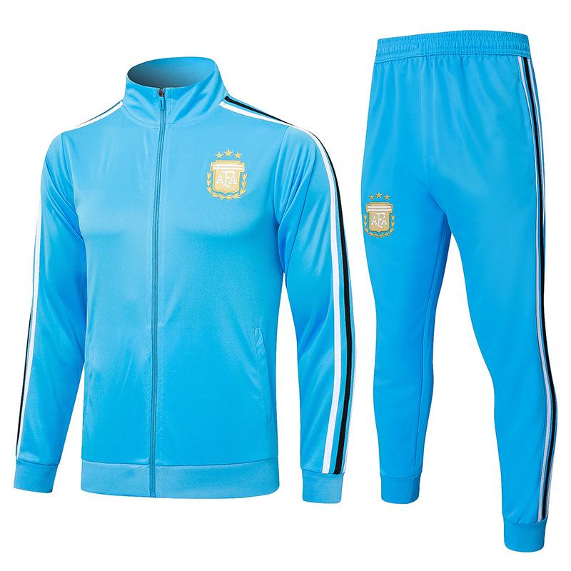 2024 Country Captain Reißverschluss Argentinien Portugal Italien Brasilien Deutschland Aufwärmtrikot Fußballtrikot