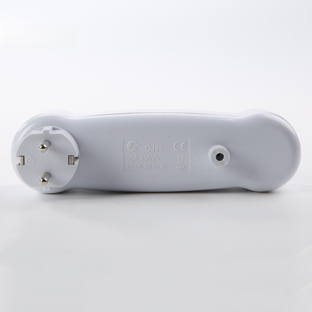 EU Plug 1 To 3 Power Adapter Wireless European Plug Splitter Multi Socket Converter