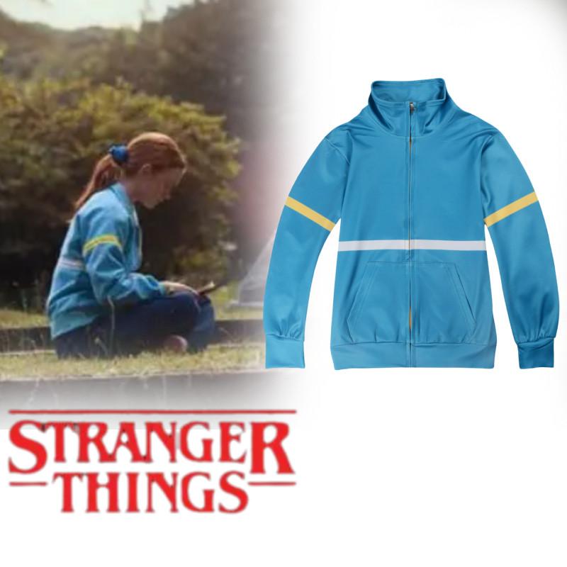 Miękki Wygodny Zestaw Bluza z Kapturem i Długie Spodnie Stranger Things 4 dla Dzieci Chłopców i Dziewcząt