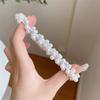 2-delige Mode Parel Kroon Prinses Haarbanden Elastische Rubberen Bandjes Kinderen Bal Haar Knot Ties Haar Styling Accessoires