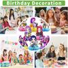 8 Pcs Demon Hunters Honeycomb Decor For Birthday Party