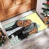 Soft Crystal Velvet Floor Rug,Eminem Anti Slip Decorative Carpet, Plush Area Mat For Indoor Home Decoration