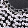 Pearls Tassels Headpiece Head Chain Hat Stylish Hair Embellishment for Gathering