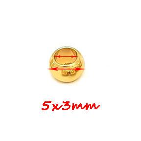 

100pcs 2 mm-12 mm 316L Stainless Steel Beads European Ball Metal Big Hole Spacer Beads for Jewelry Making Diy Bracelet Necklace