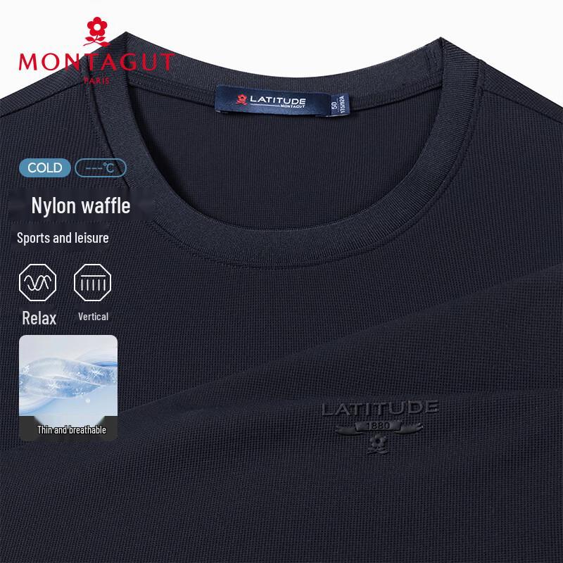 MONTAGUT Men s Breathable Lightweight Short Sleeve T-Shirt L/50