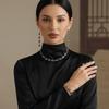 Square Necklace Earrings Geometric Women's Fashion Jewelry Luxury Rhinestone Jewelry  Wedding