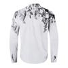 New Men's Retro Casual Loose Fitting Long Sleeved Printed Shirt