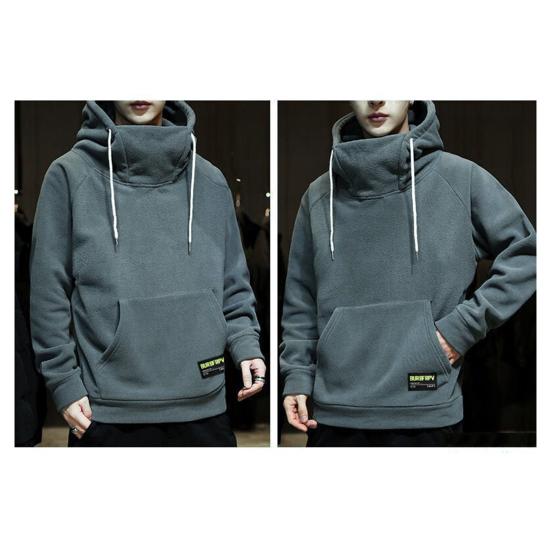 Luvtröja Termisk tröja med luva Plus Size Slitstark hösthuvtröja för dagligt bruk