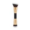 Pinceau de maquillage à double extrémité: Pinceau Doux à Poils pour Fond de Teint, Contouring, Poudre & Flamme pour une Utilisation Beauté Multifonctionnelle