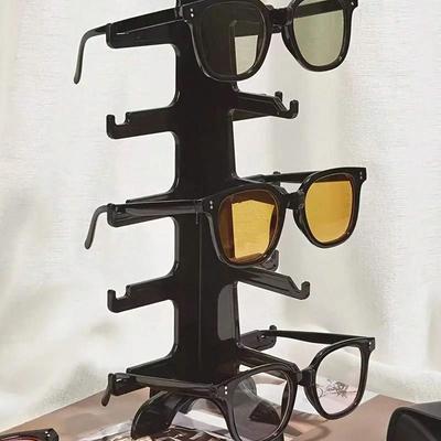 1 Plastic Eyeglass Storage Rack, Eyeglass Hanging Rack, Multi-layer Eyeglass Organizer