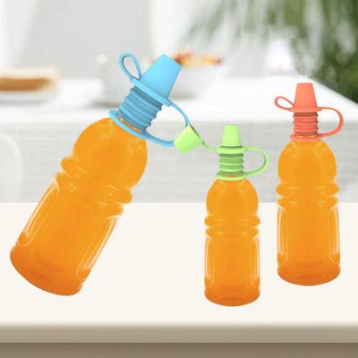 Food Grade Silicone Bottle Mouth Leak Proof Bottle Top Spout No Spill Flow Control Valve Water Bottle Top Spout Adapter Replacement