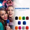 50-10pcs Practical Microphone Foam Colorful Mic Sponge Cover Professional Studio Windscreen Mic Cap Music Speaker Cover