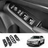 Carbon Fiber Window Glass Lift Button Trim Switch Cover Door Armrest Panel Sticker for Honda HRV HR-V Vezel
