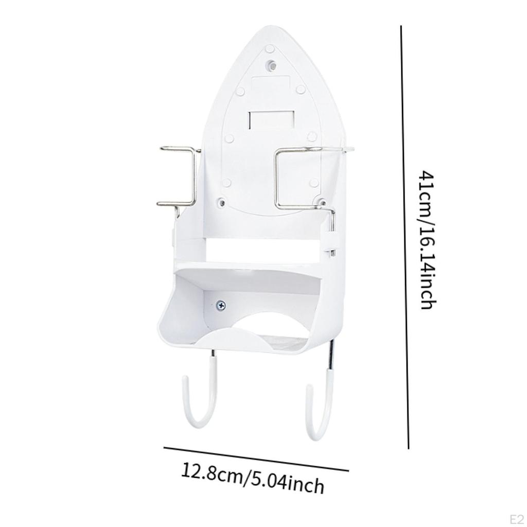 Easily Installed Holder for Electric Iron And Wall Mounted Rack