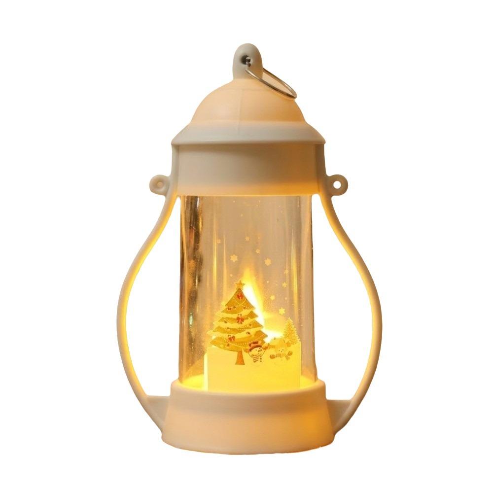 Snowman Christmas Wind Lamp Santa Claus Desktop Christmas Lamp Portable Christmas Lantern Bedroom