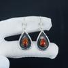 Natural Carnelian Gemstone Earrings, 925 Sterling Silver Earring, Handmade Boho Silver Jewelry Dangle Earrings, Easter Gift