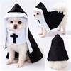 Halloween Nun Costume for Cats and Dogs - Pet Dress-up Photography Prop