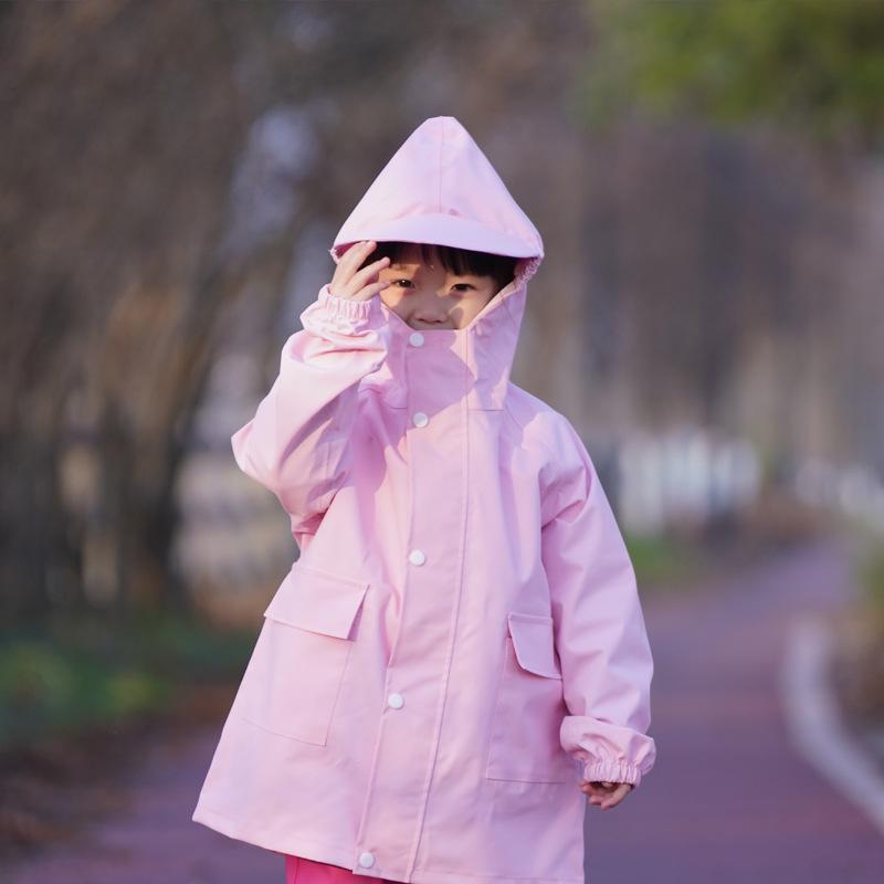 Kids' Waterproof Cape-Style Raincoat: Girls & Boys, Kindergarten Wear, Single-Wear Jacket
