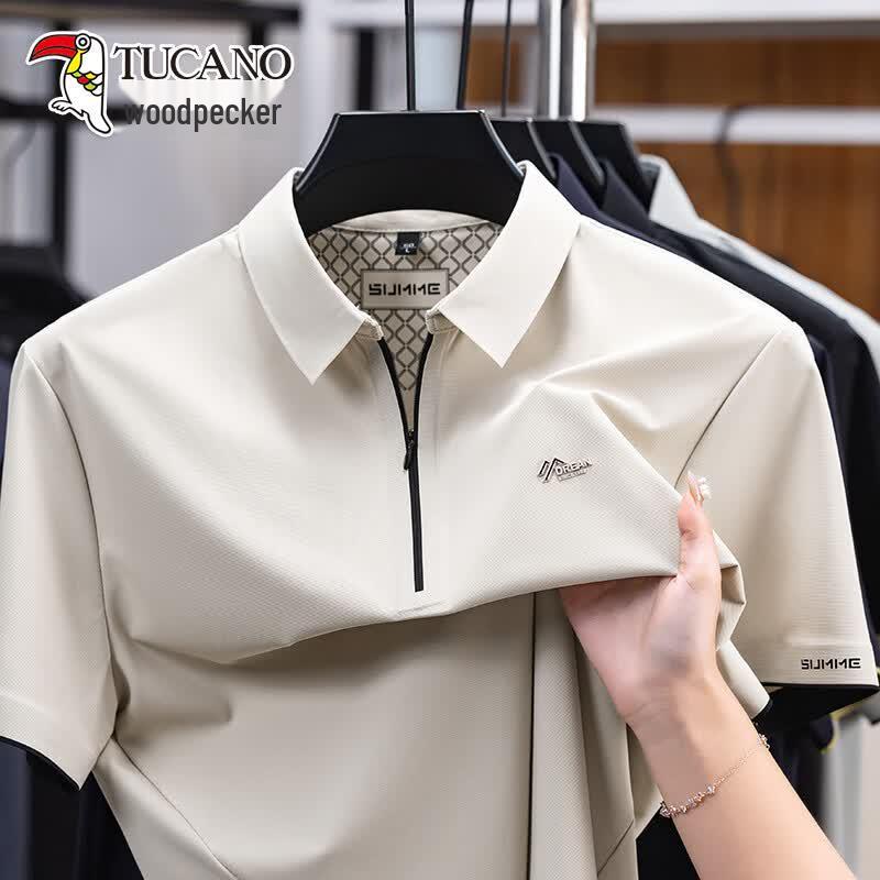 TUCANO Men s 2026 Summer Breathable Loose Polo Shirt 3XL