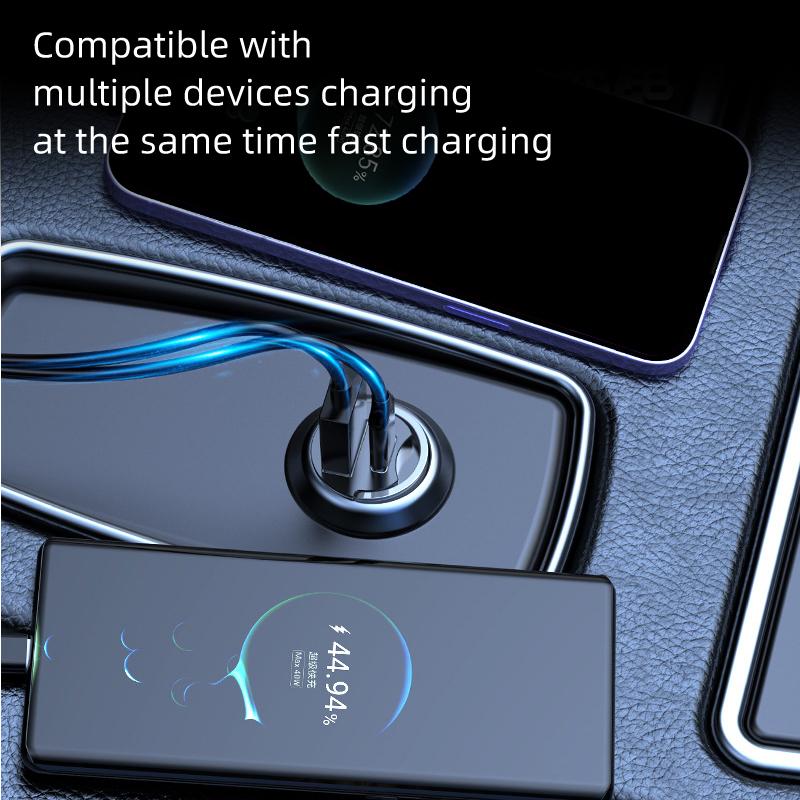 Car Accessories Phone Charger Pull Ring Power Adapter For Ford Fiesta Ranger Mondeo Escape Ecosport Fusion Explorer