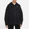 Nike Zippered Fleece Lined Hooded Jacket Women Jackets Black DD5635-010
