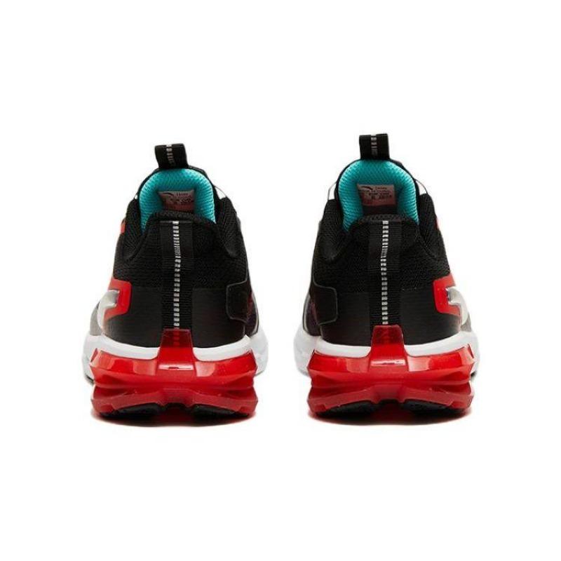 Anta Xingyue Teen Low-top Running Shoes Black Red, Cushioned Non-slip Durable 312315531-8