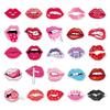 50pcs Sexy Creative Waterproof Lip Stickers for DIY Color Painting, Bicycle, Journal, Luggage Decoration