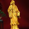 Pure Copper God Hua Tuo Traditional Chinese Medicine Hall Pharmacy Famous Doctor Medical Saint Statue Home Office