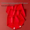 MIIOW Women's Lucky Red Cotton Antibacterial Mid-Rise Briefs 3-Pack