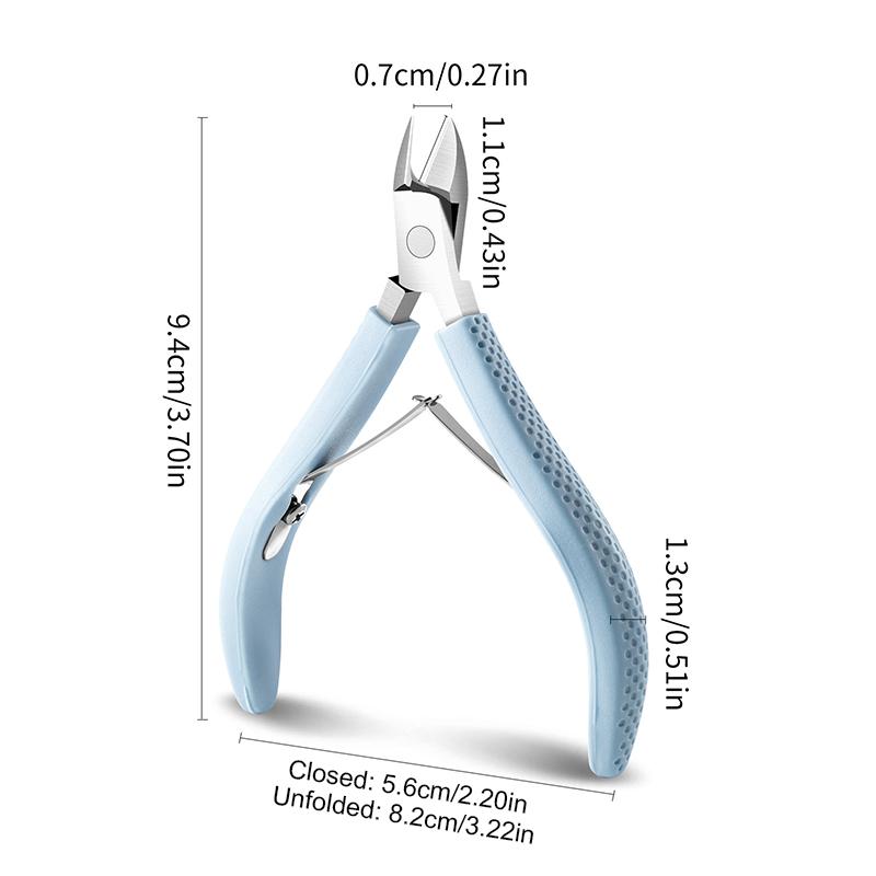 Stainless Steel Cuticle Scissors Dead Skin Remover For Nails Art Clippers Nail Scissors Manicure Curved Tip Scissor