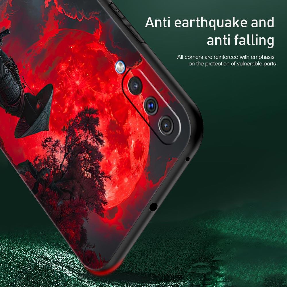 Japanese Bushido Samurai Phone Case For Samsung Galaxy A56 A36 A26 A34 A17 A16 A06 A14 A12 A54 A72 A22 A20e A52 A50 A40 A32Cover
