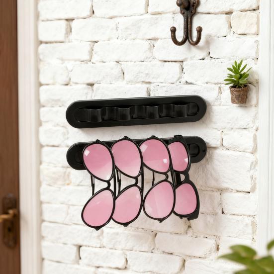 Wandhalterung Brillenhalter Selbstklebend Platzsparend Sonnenbrillen Organizer Displayständer Aufhänger Mehrfach-Brillen Aufbewahrungshalter