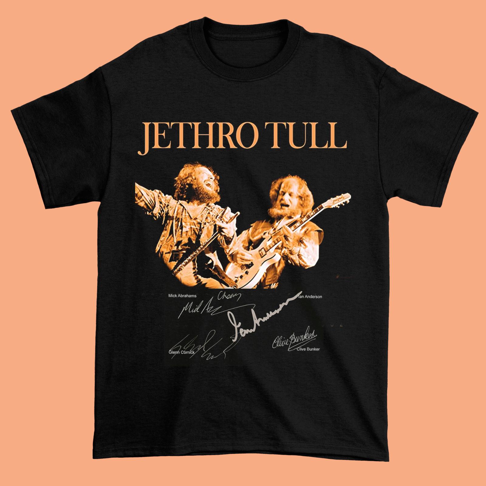 Collection Jethro Tull Short SLeeve Black All Size Unisex T-Shirt M