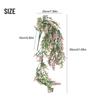 Artificial Fake Flowers Hanging Plants Vine Plant Indoor Outdoor Decor Artificial Orchid Wall Bedroom Wedding Garden Decoration