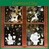 Christmas Window Vinyl Decals Snowflake Reindeer Decor For Festive Season