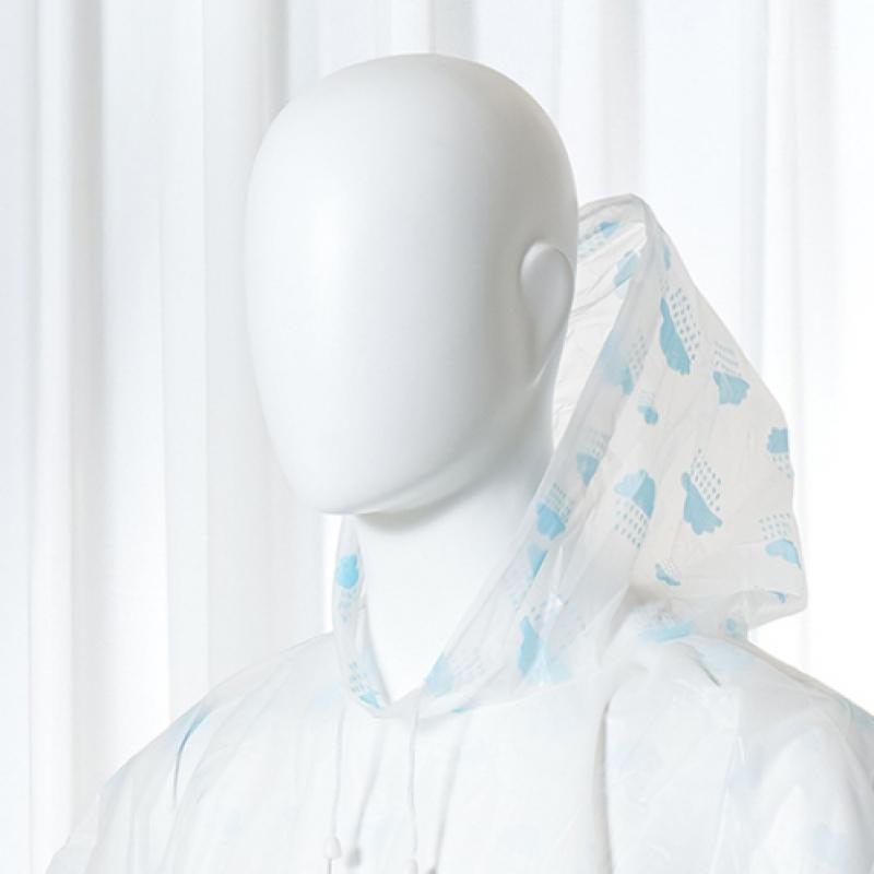 Poncho Imperméable Jetable à Motifs Daiso