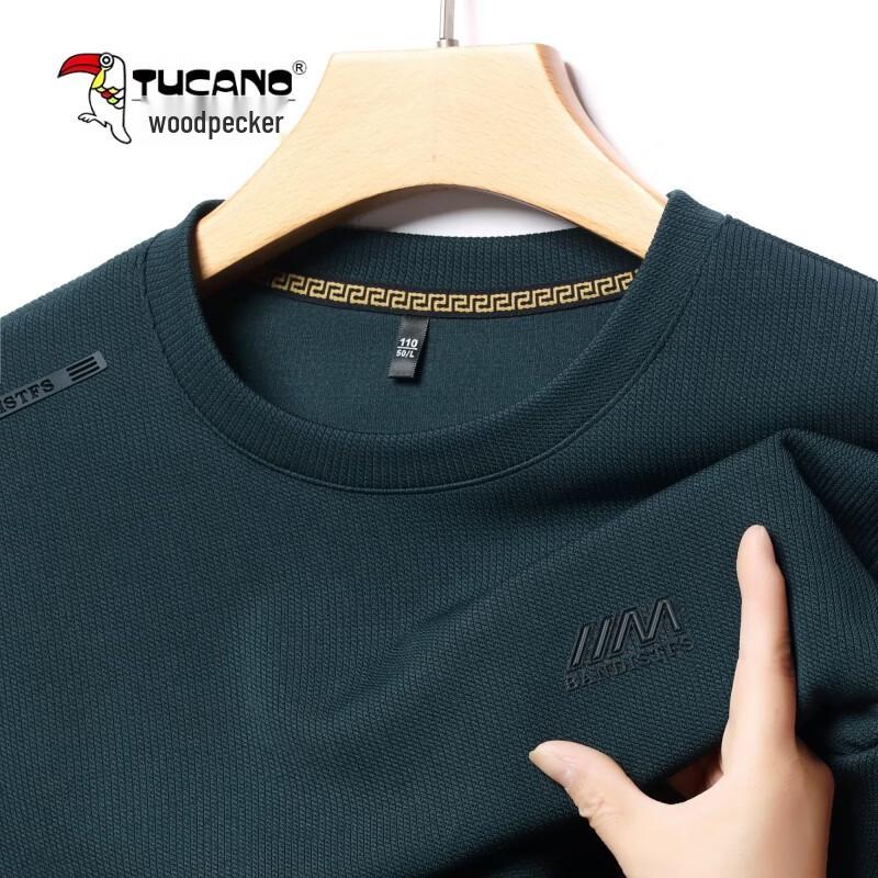 TUCANO Men s Anti-Pilling Letter Print Crew Neck Sweatshirt XL 2890₽