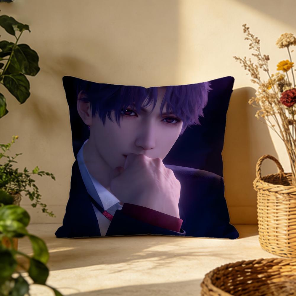 Trendy Llove and deepspaceed Cushion Cover Versatile DoubleSided Pillow Case Fit for Sofa Bed Car  Daily Decor